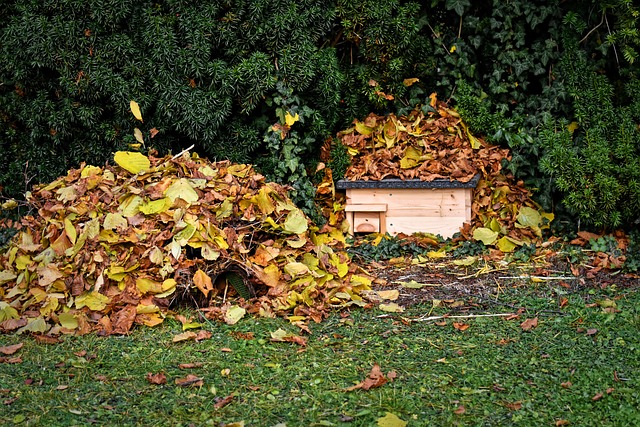 Schlafhaus für Igel im Garten